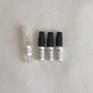 Bianco Latte, Blu Indaco and Celeste